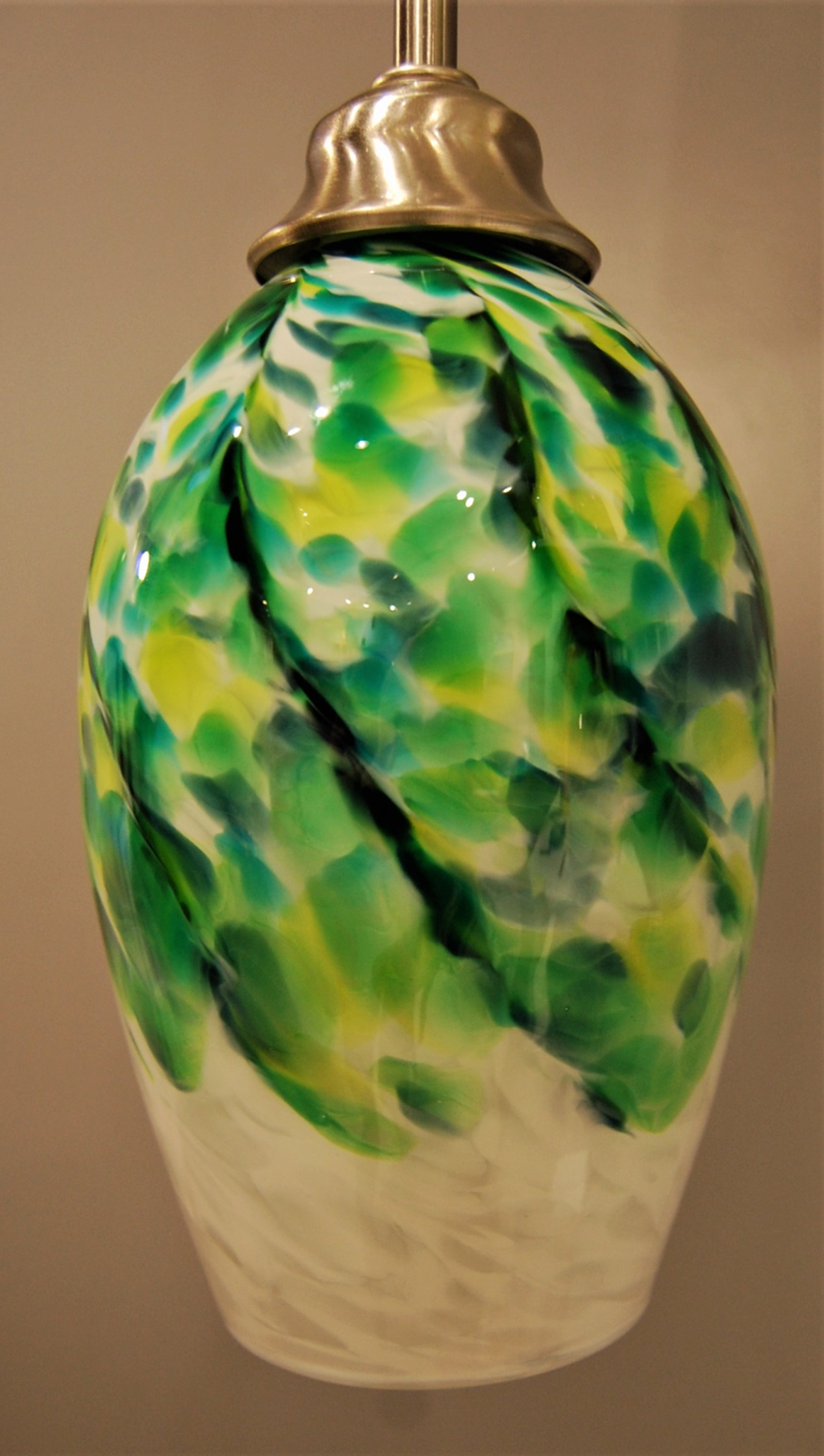 green swirl fixture